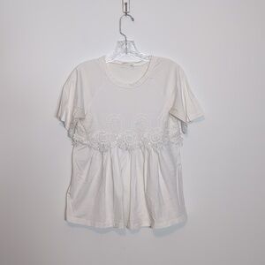 Chloe White Wardrobe Cotton T Shirt
